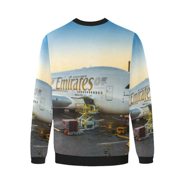 HOODIE - 115 Men's Oversized Fleece Crew Sweatshirt e-joyer